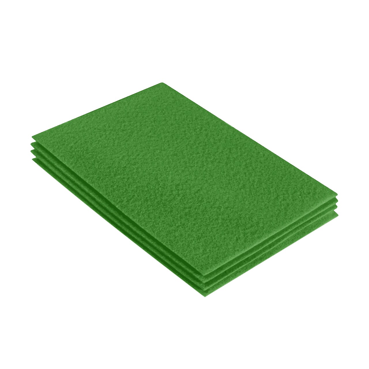 FabricLA Acrylic Felt Sheets for Crafts - Precut 9" X 12" Inches (20 cm X 30 cm) Felt Squares - Use Felt Fabric Craft Sheets for DIY, Hobby, Costume, and Decoration | Green - 4 Pieces